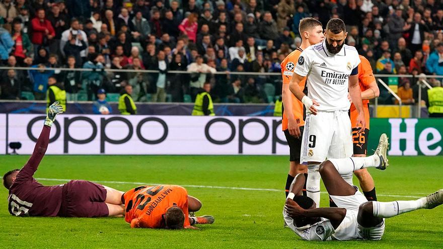 Shakhtar - Real Madrid | El gol de Rudiger y su duro golpe en la cara