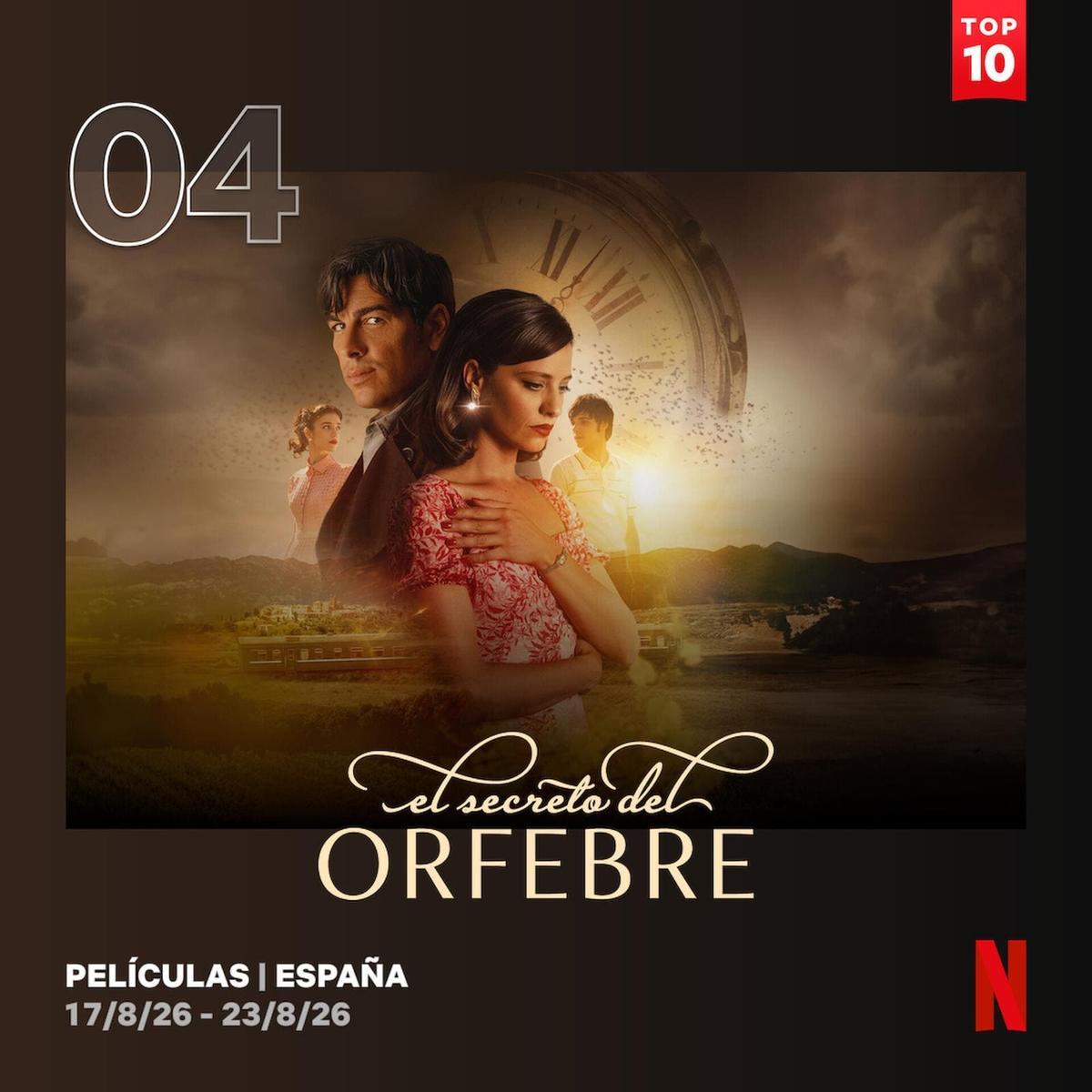 'El secreto del orfebre', película gallega que se encuentra entre las más vistas de la semana en Netflix