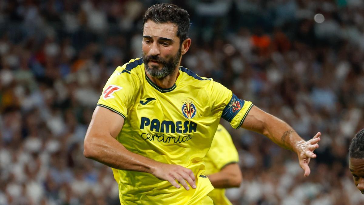 Raúl Albiol durante su última temporada en el Villarreal