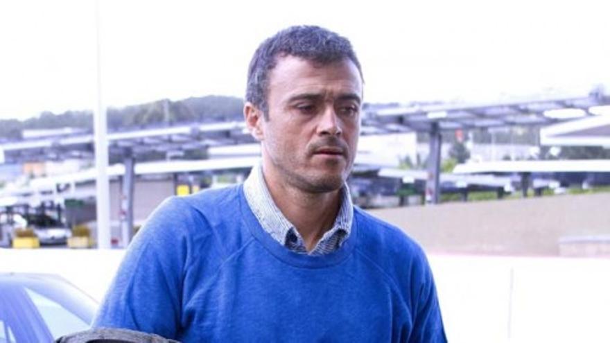 Luis Enrique ya está en Vigo