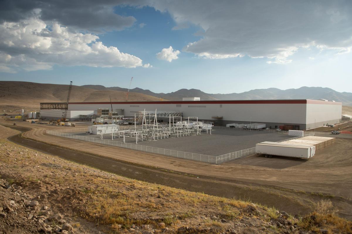 Gigafactoría de Tesla en Nevada.