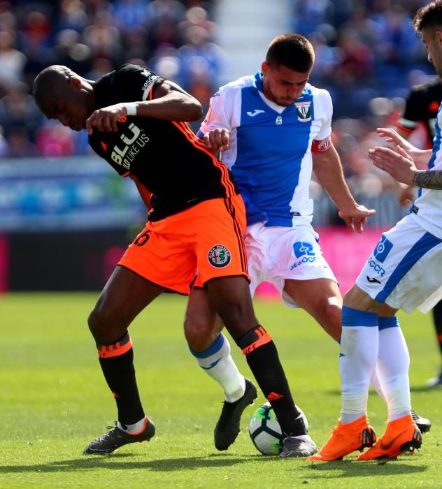 Leganés - Valencia, en imágenes