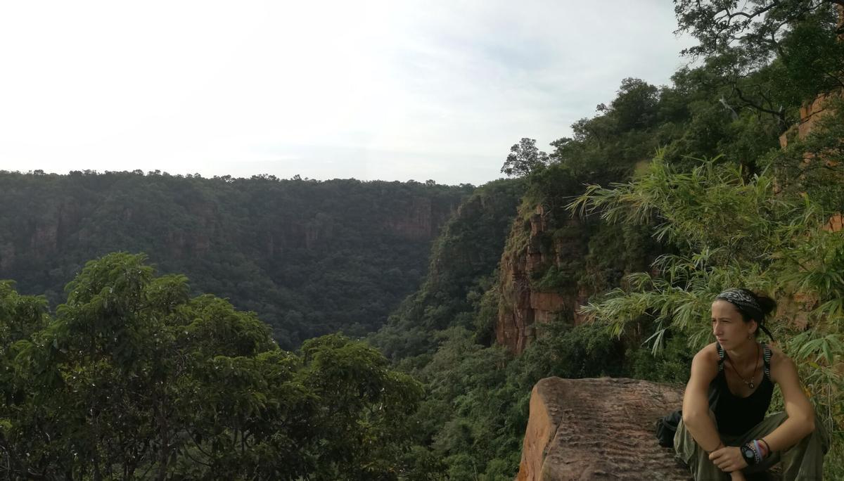 La bióloga Khadija Amanda Barciela en Senegal