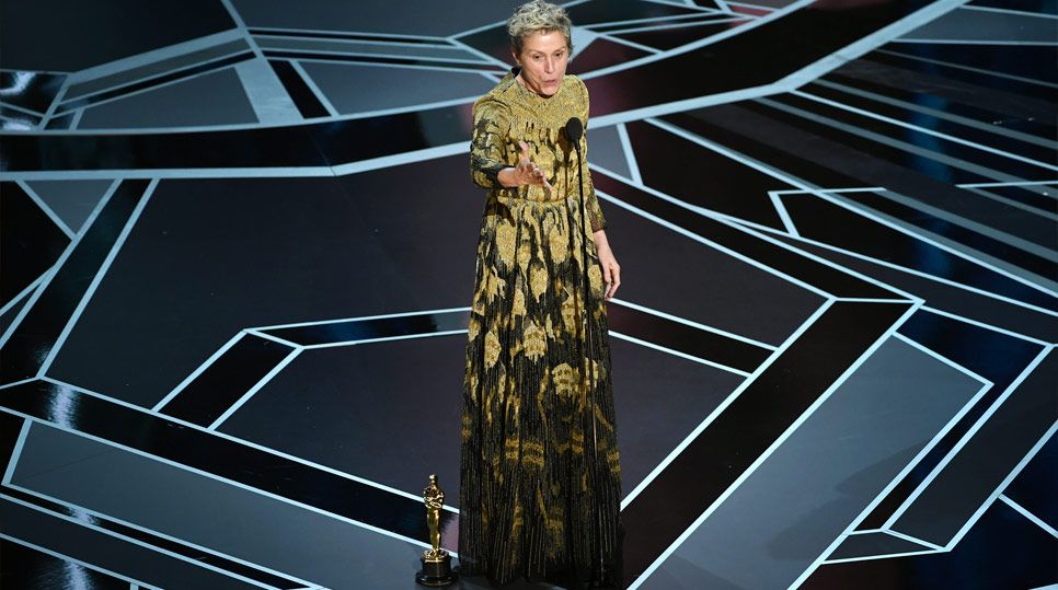 Frances McDormand en los Premios Oscar