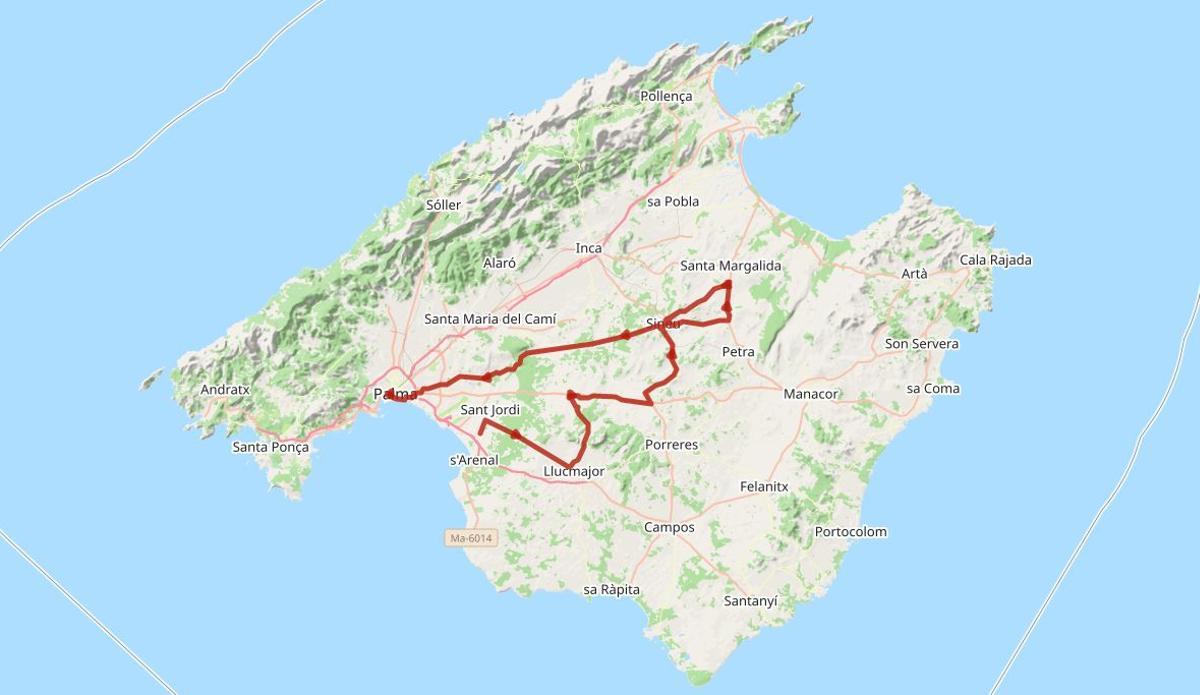 Estos son los cortes de tráfico para el domingo por la Challenge Ciclista Mallorca