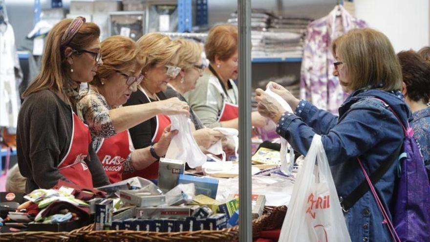 Comienza la campaña Rastrillo Aragón para paliar las consecuencias de la pandemia