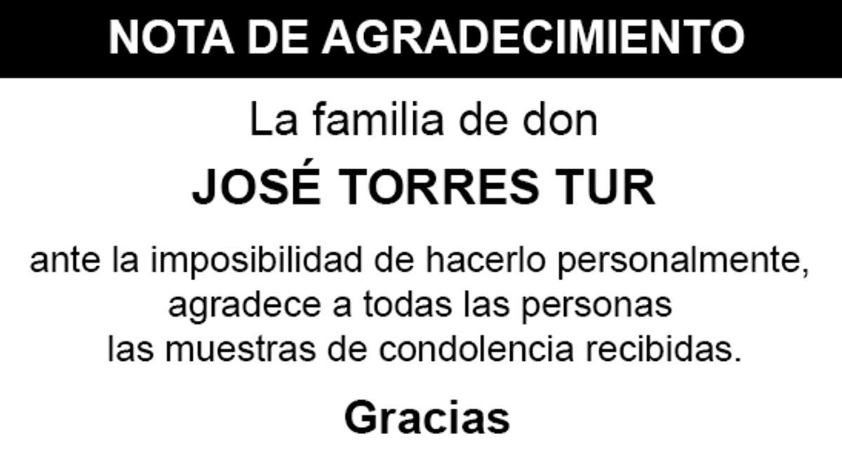 Nota José Torres Tur