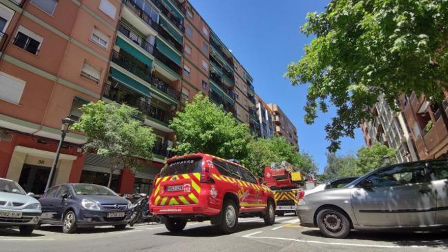 Incendio en la cocina de una vivienda en València