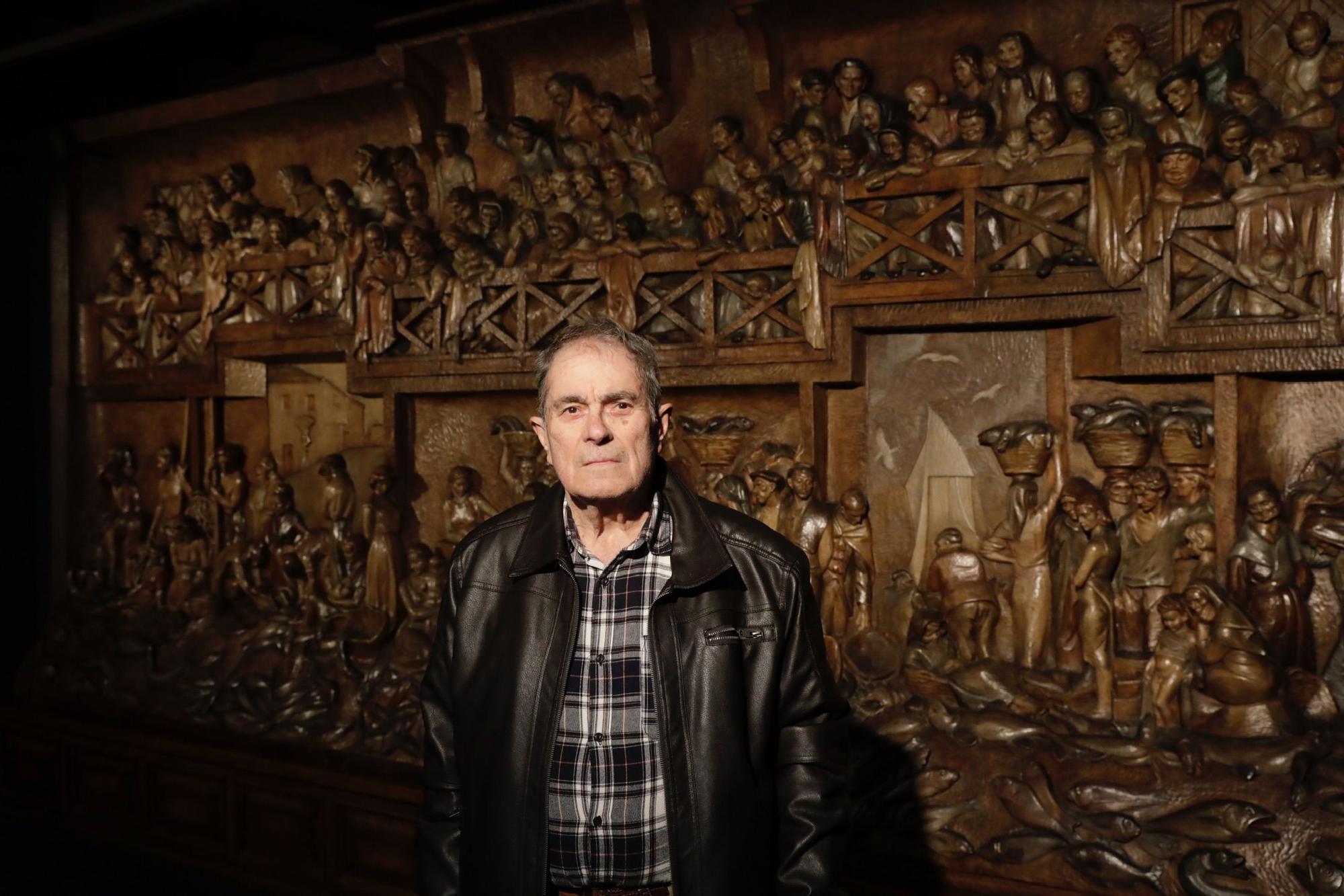 En imágenes: Cimadevilla conmemora los 50 años del "Retablo del mar"