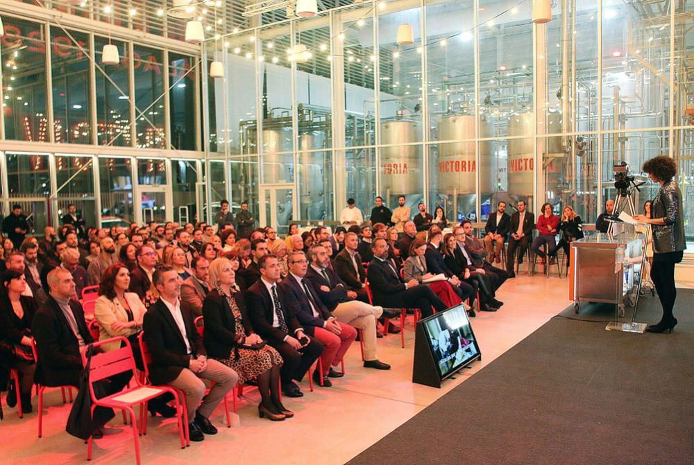 La Fábrica de Cervezas Victoria acogió la primera entrega de este premio que reconoce a siete empresas e instituciones que apuestan por la gastronomía en Málaga