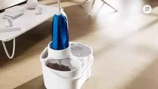 Así funciona el cubo para fregar con agua siempre limpia
