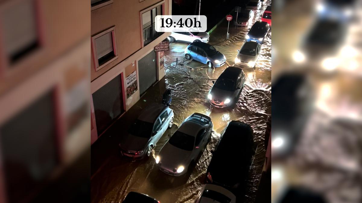 Así fue la cronología de la DANA en Benetúser, Valencia