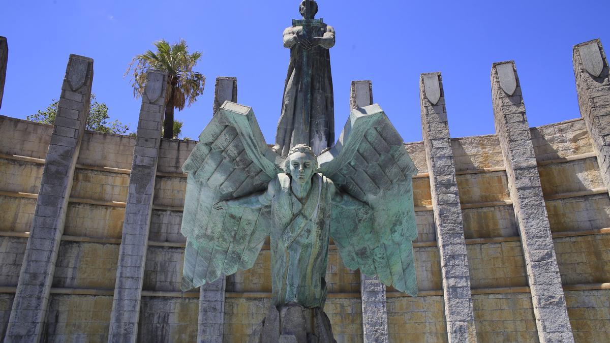 El monumento a la Victoria, también conocido como monumento a Franco, en Santa Cruz de Tenerife.