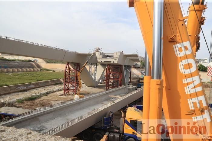 El nuevo puente en Lorca, a punto de terminar