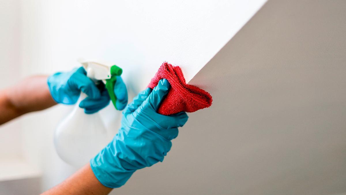 Cómo limpiar el moho de una pared