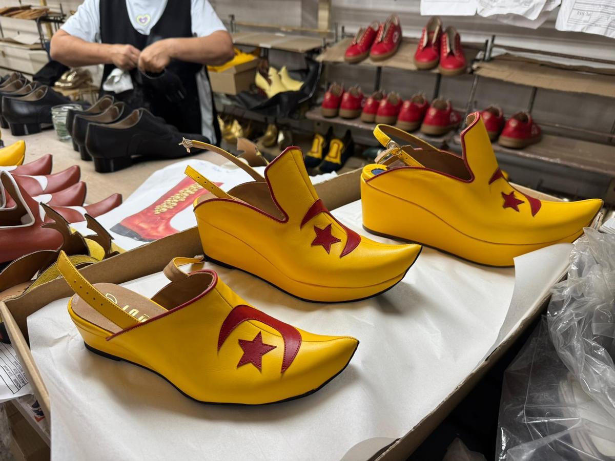 Zapatos de Moros y Cristianos de Elda