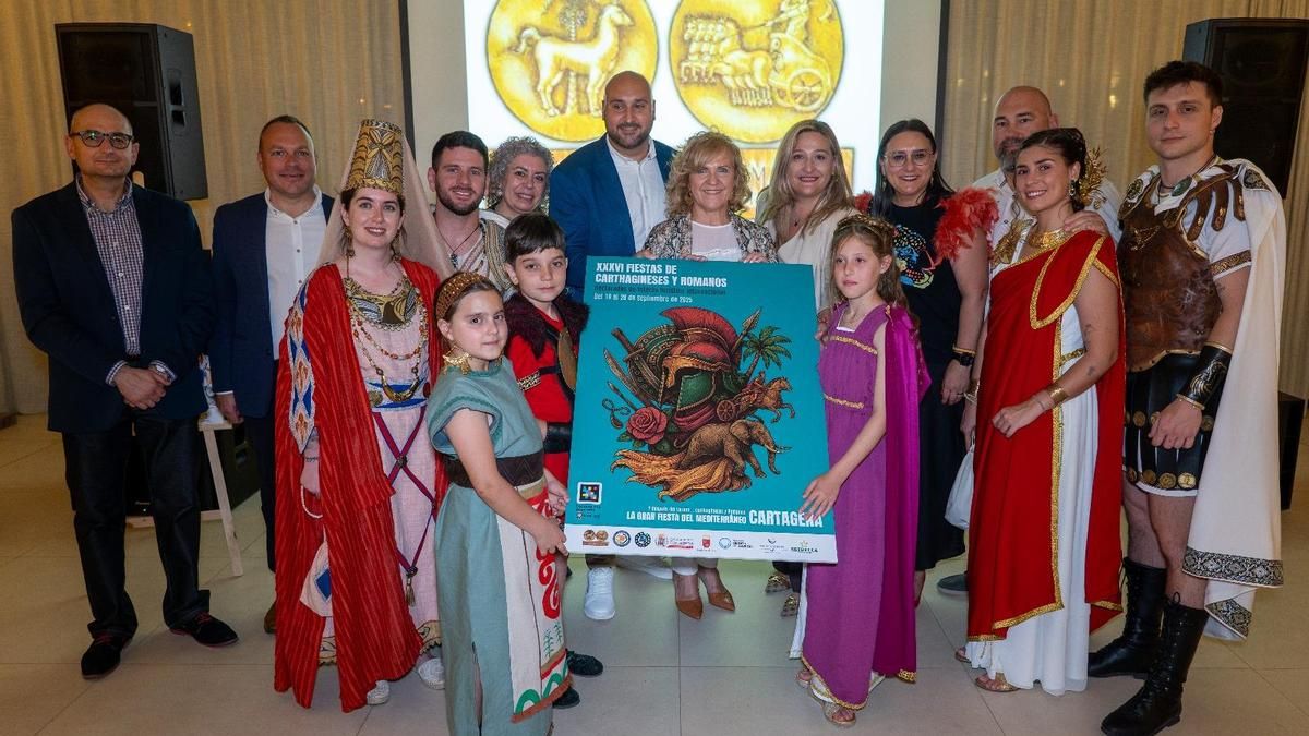 Presentación cartel de la 36 edición de Carthagineses y Romanos.