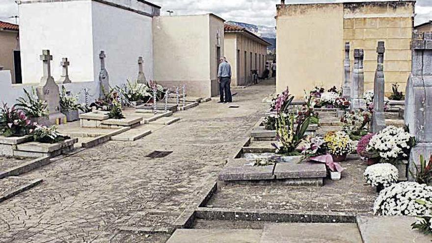 Imagen del cementerio municipal de Binissalem.