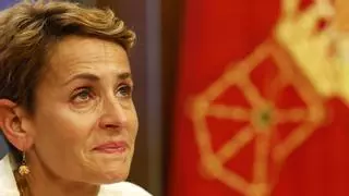 Chivite se rompe al hablar de Santos Cerdán: "No se corresponde con la persona con la que he compartido mi carrera"