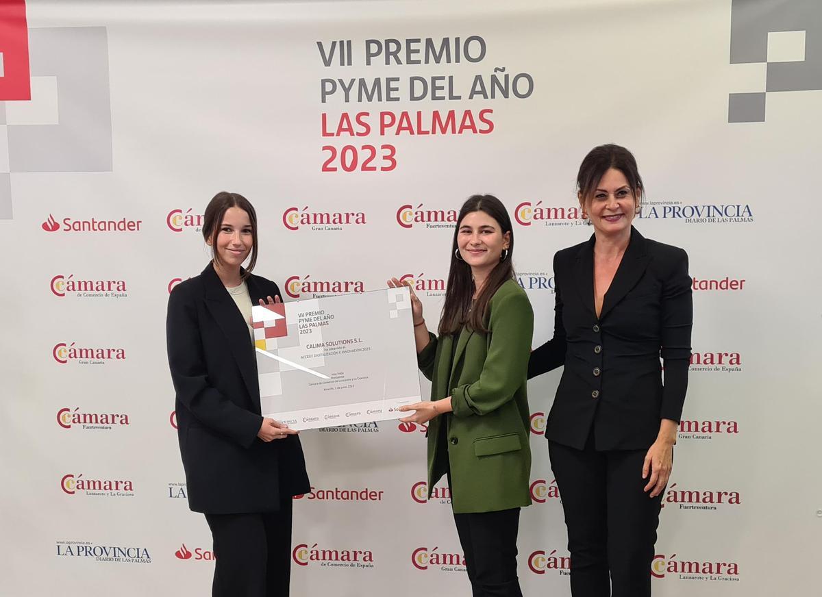 Premio Pyme accésit de Innovación y Digitalización a CALIMA SOLUTIONS.