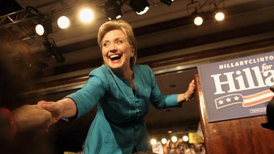 Hillary Clinton en una foto durante la campaña
