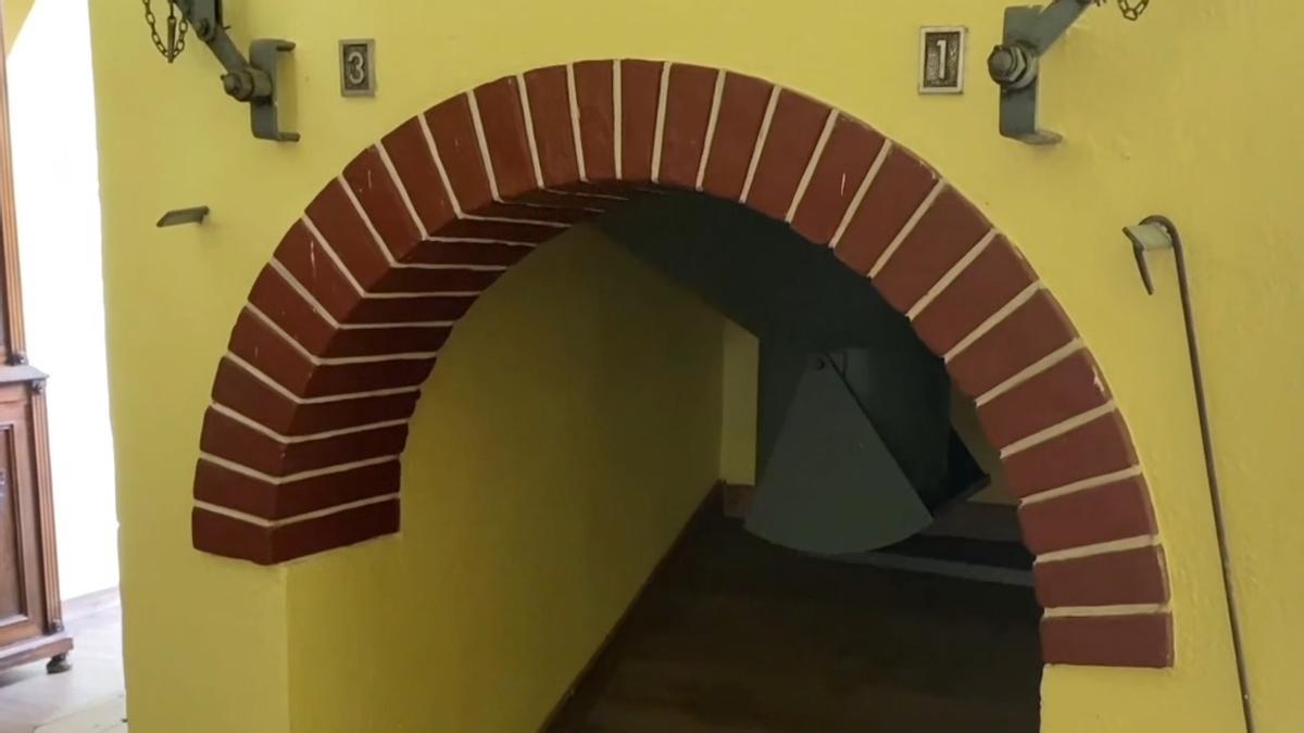 Un dels elements que servia en el procés d'assecatge de les pinyes