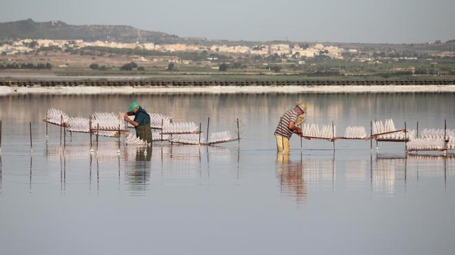 Así ha sido el primer intento de cuajar los veleros en sal