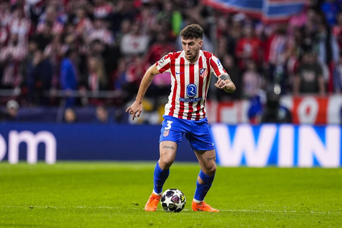 Matteo Ruggeri en un momento del partido.