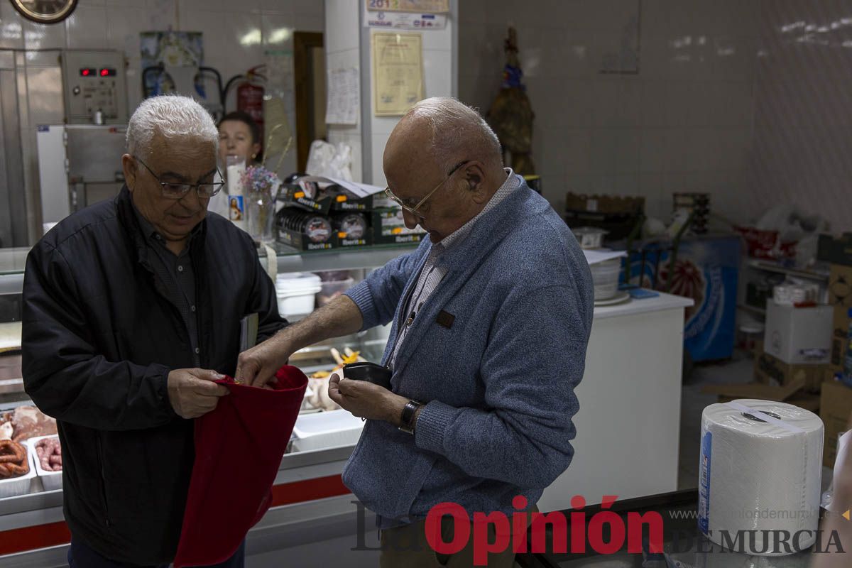 Corporación, Cofradía y Bandos realizan la 'Pedimenta' en Caravaca