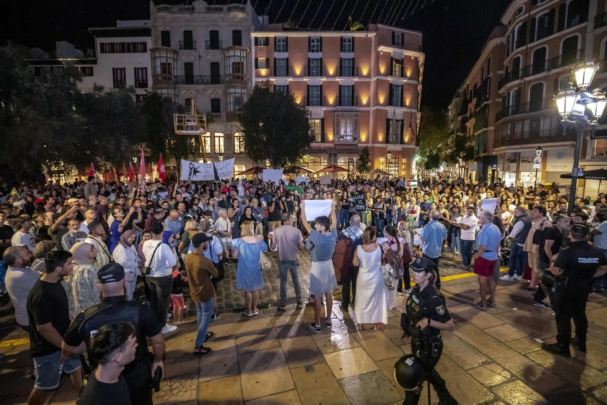 500 Menschen beteiligen sich an Pro-Palästina-Demo in Palma