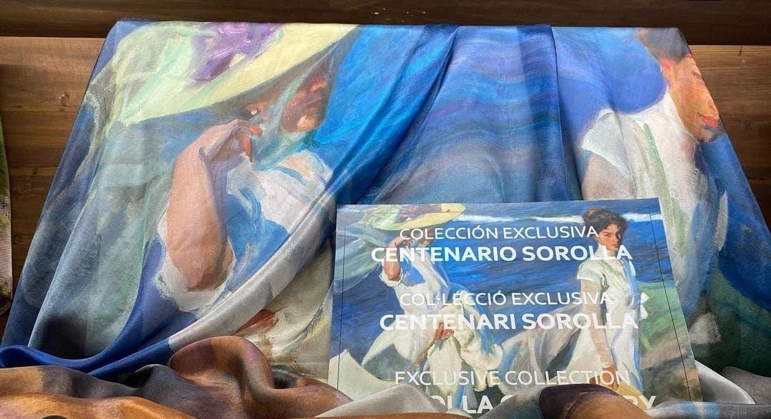 Los cuadros de Sorolla, en pañuelos de seda