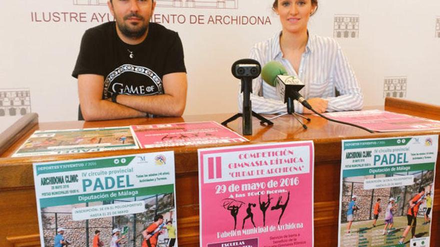 Presentación del encuentro, en el Ayuntamiento de Archidona.