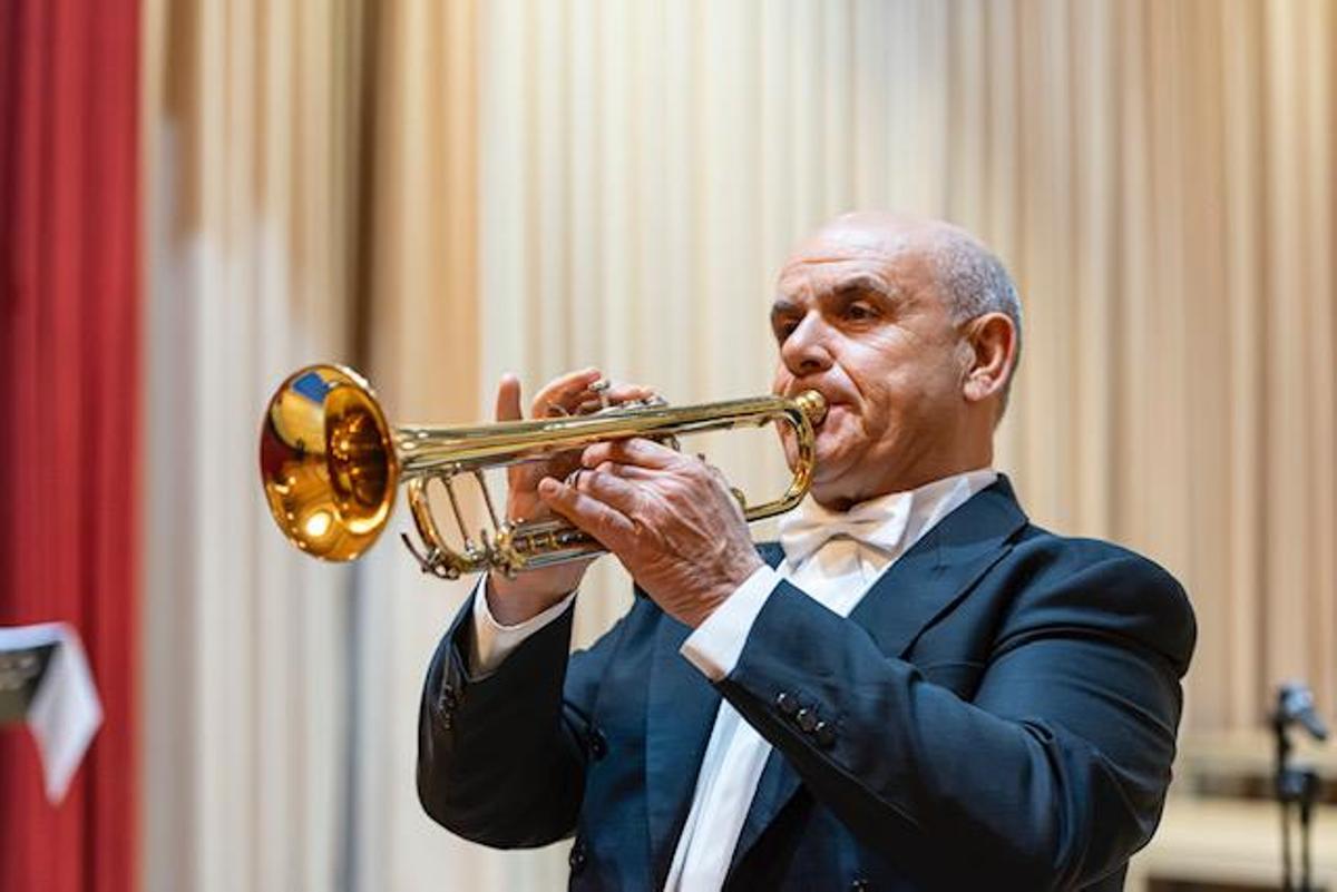 El trompetista y director del Coservatori de Castelló, Vicente Campos.