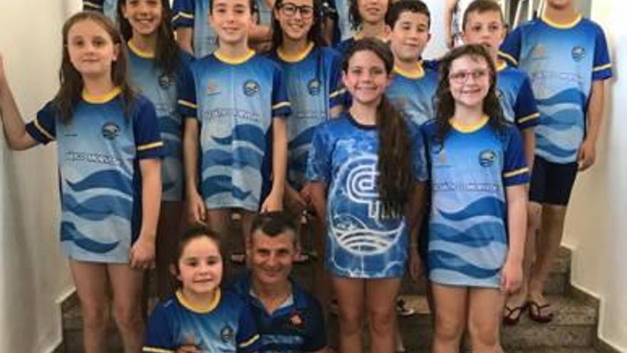 Benjamines del Acuático Morvedre desplazados a Gandia.