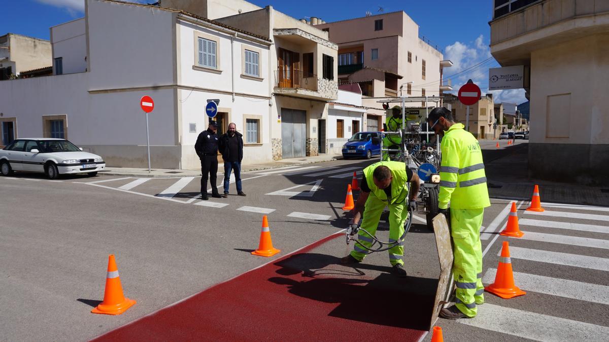 Habilitación de un carril para bicicletas en la pasada legislatura.