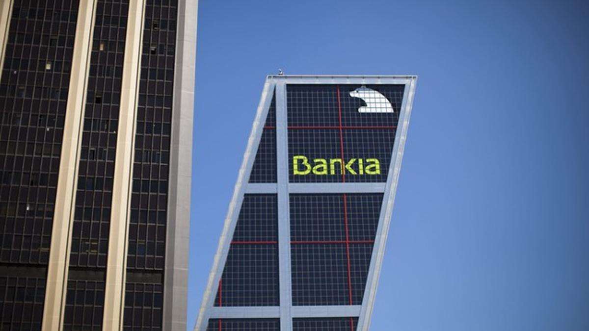 La sede central de Bankia, en Madrid.