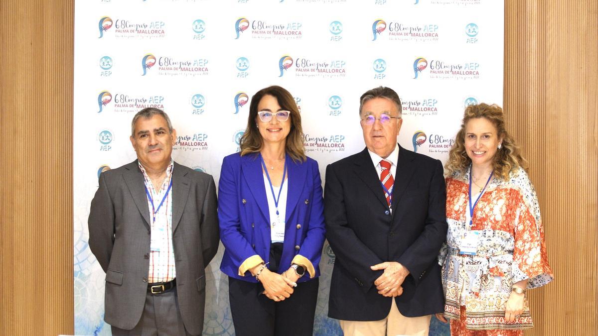 Los ponentes de las temáticas abordadas hoy en el Congreso Nacional de Pediatría que se celebra en Palma