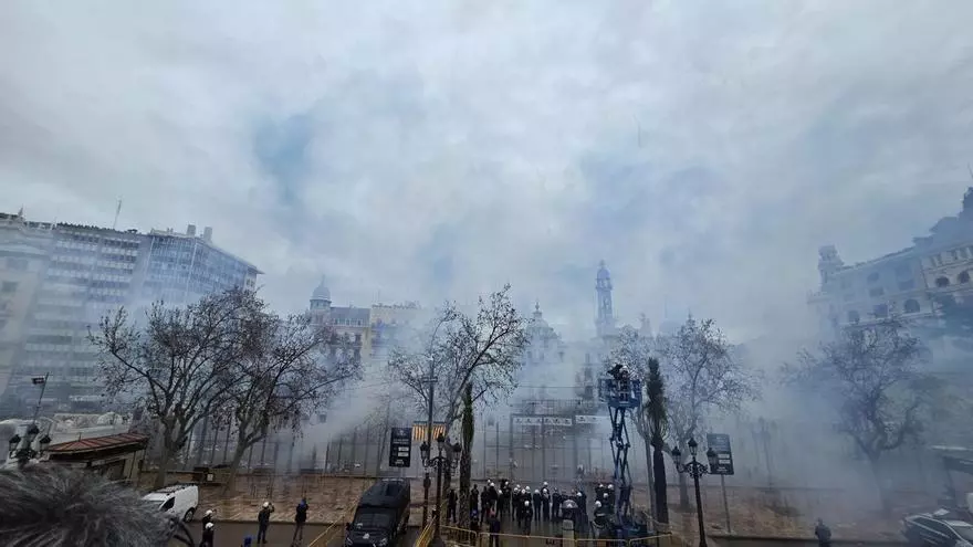 Así ha sido el disparo del 7 de marzo es de la pirotecnia Nadal Martí