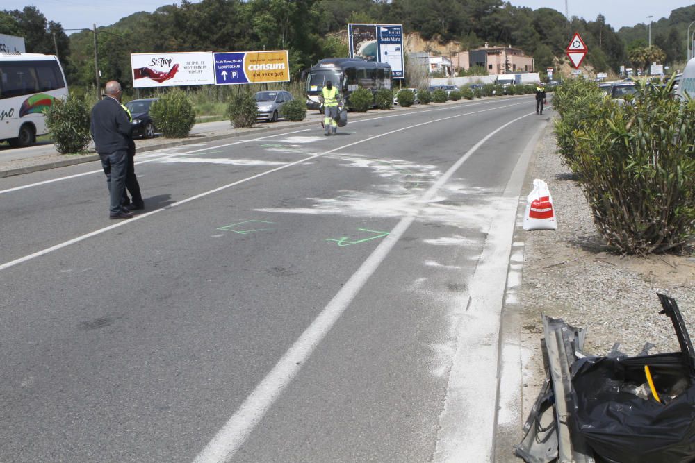 Accident mortal a Blanes