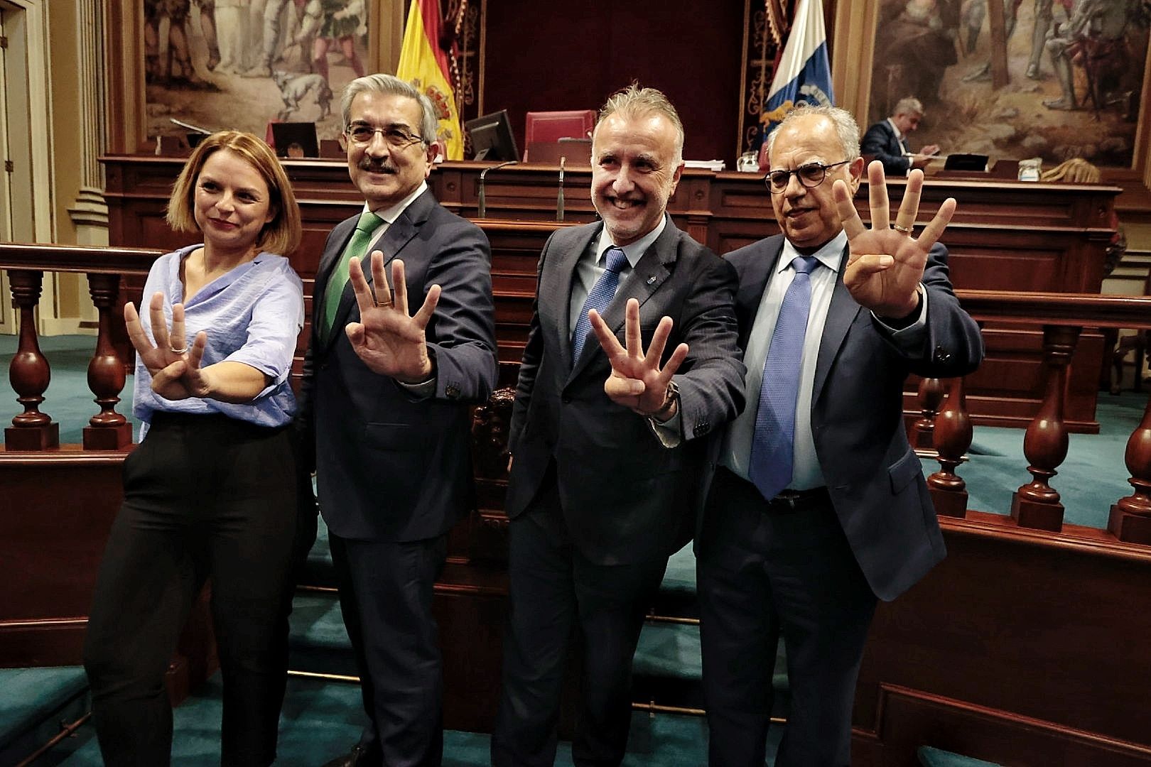 El pleno del Parlamento de Canarias celebra el debate final del proyecto de ley de presupuestos de la Comunidad Autónoma para 2023