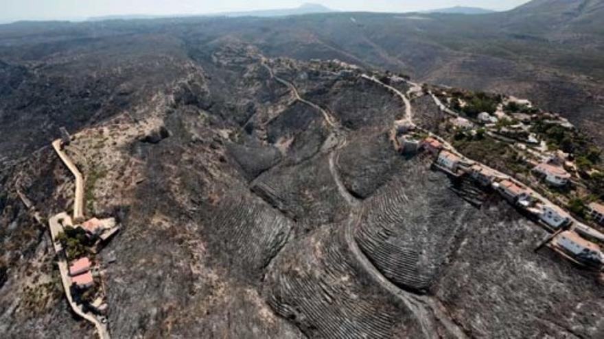 Estabilizado el incendio de Jávea