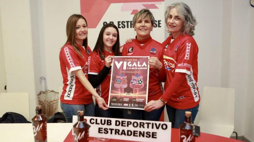 El Club Deportivo Estradense rendirá homenaje a sus mujeres en su gala anual