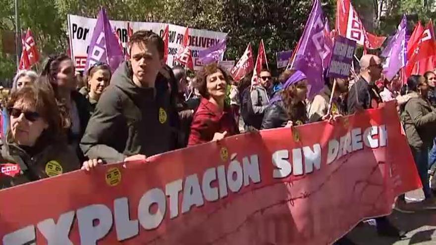 Los sindicatos claman en toda España por la mejora de las condiciones laborales