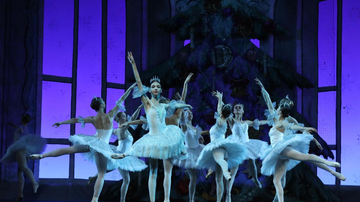 Bailarinas del Ballet de Kiev, en la presentación de "El cascanueces" en Madrid
