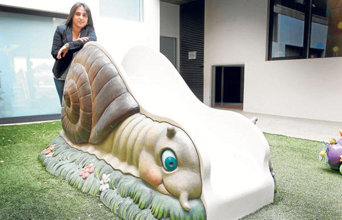Eva López, gerente de la empresa valenciana de juegos infantiles Animala.