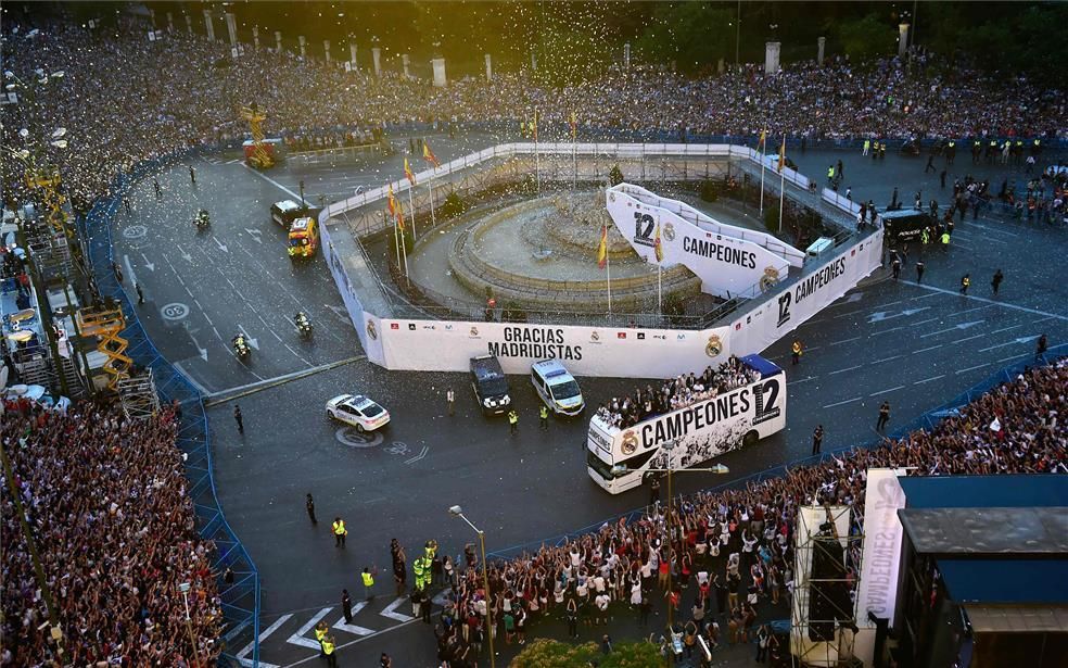 FOTOGALERÍA / La celebración por la duodécima en Madrid