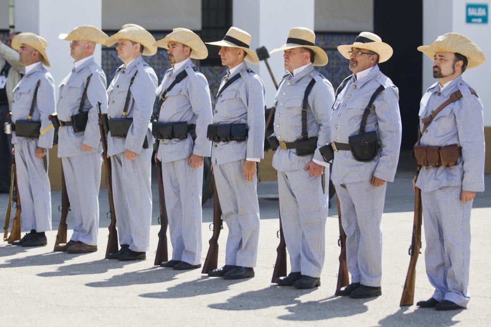 Recreaciones militares de época en el cuartel de la Alameda