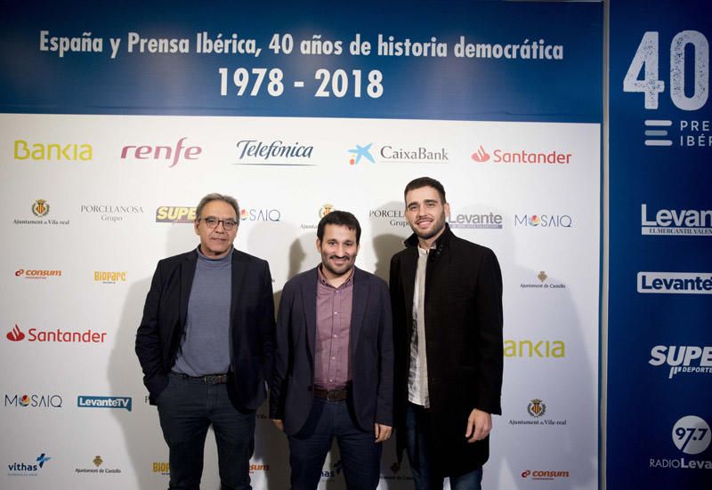 Photocall de la gala del 40 aniversario de Prensa Ibérica en Levante-EMV