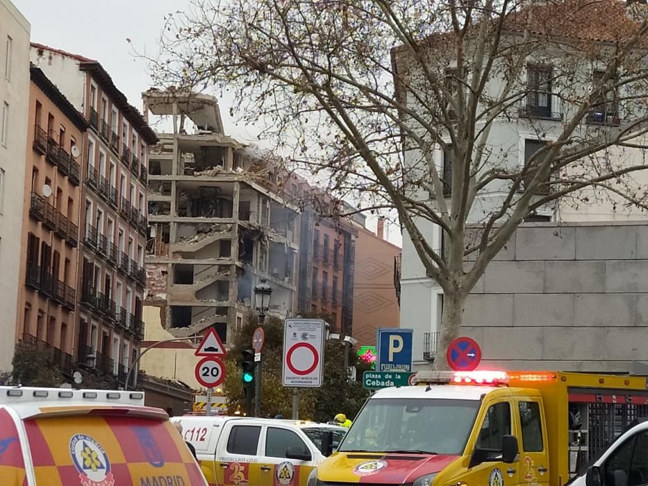 Varios muertos en una gran explosión en Madrid
