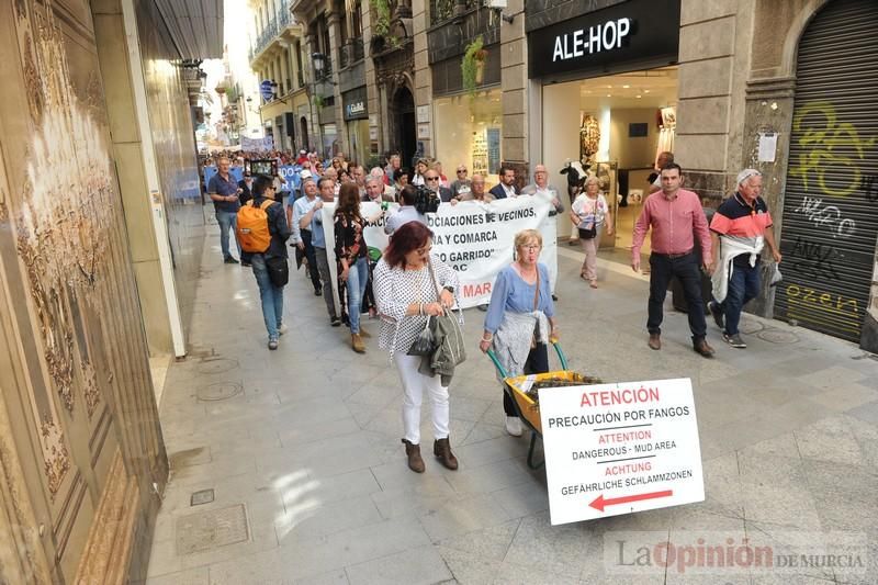 Los lodos del Mar Menor llegan a Murcia